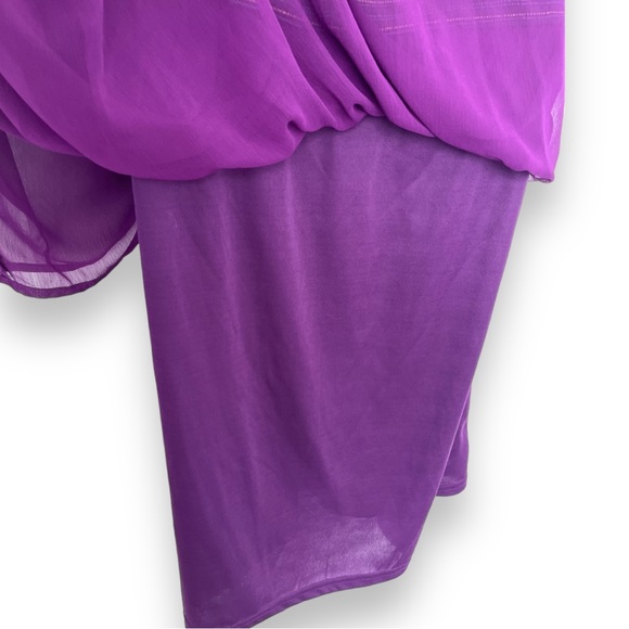 Michel Studio Collection: Formal Beaded Flowy Maxi Dress - Picture 12 of 15